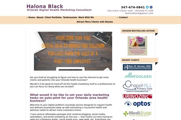 Smallbiz theme site design template sample