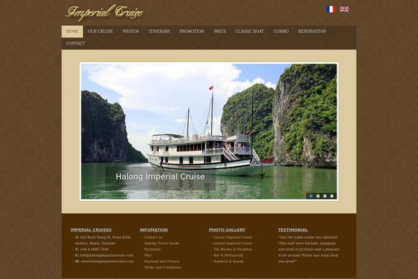 Imperial theme site design template sample