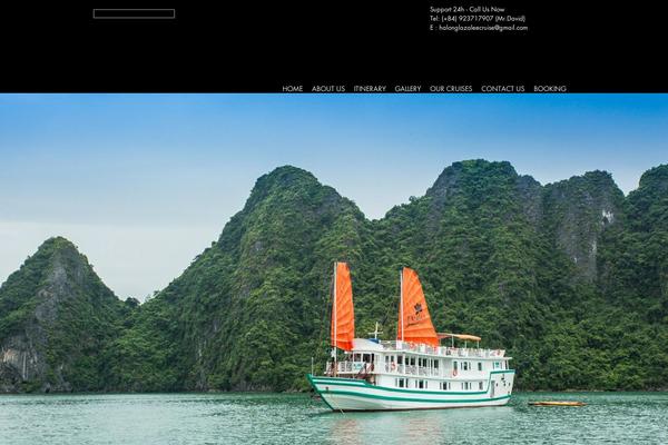 Cruise theme site design template sample