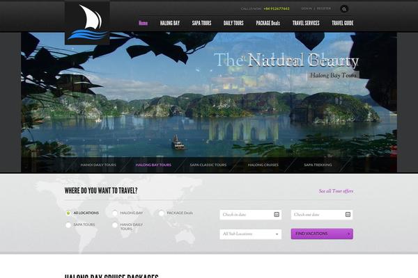 Voyage Parent theme site design template sample
