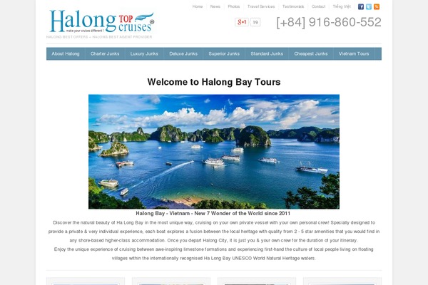 Discovery theme site design template sample