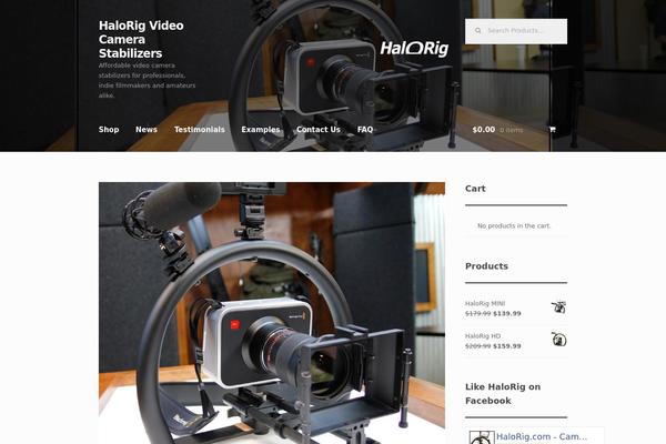 Storefront theme site design template sample