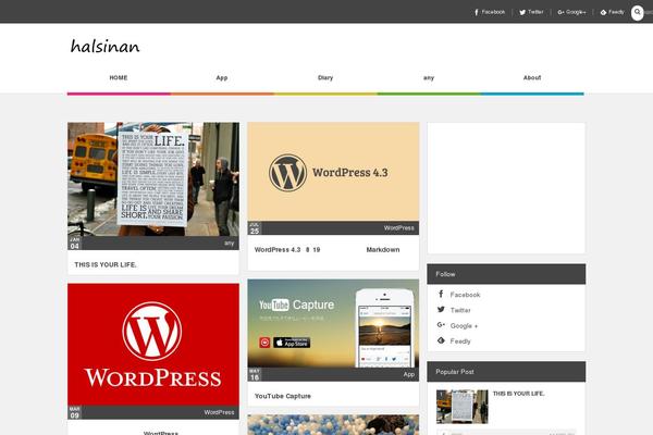 halsinan.com site used Twentytwentyone-wpcom