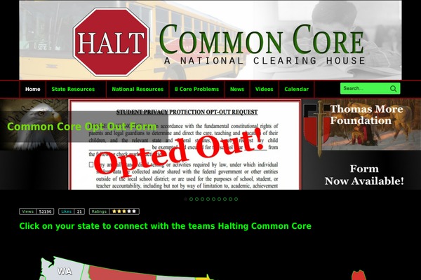 Site using Advanced iFrame plugin