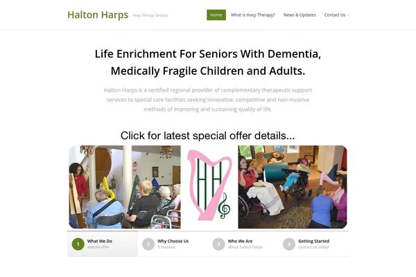 haltonharps.ca site used Estudio