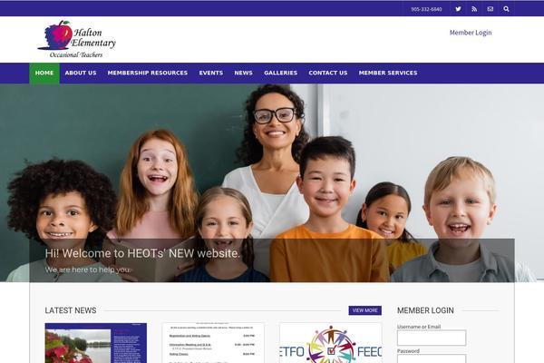 Benevolence theme site design template sample