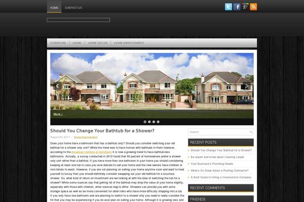 Sequence theme site design template sample