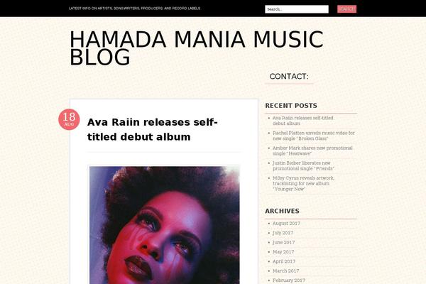 hamadamania.com site used Blocksy