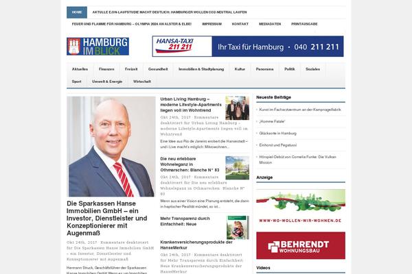 Newswire theme site design template sample
