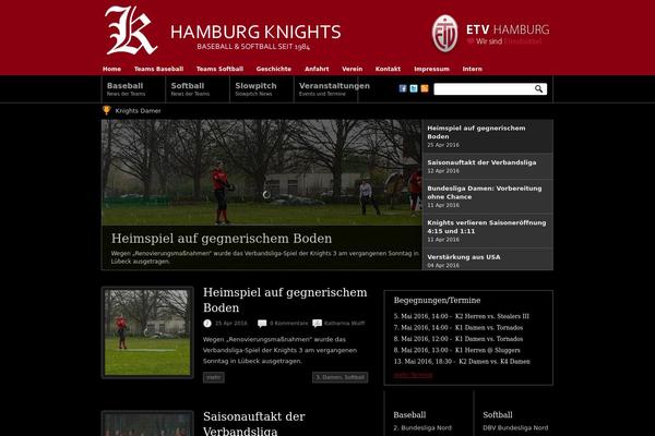 Newscast theme site design template sample