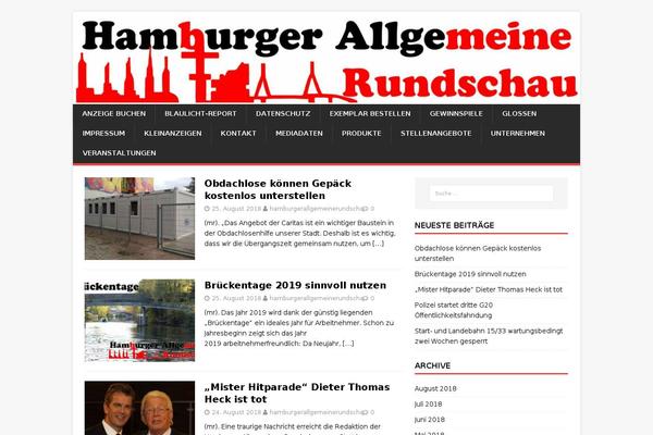 hamburger-allgemeine.de site used MH Magazine lite
