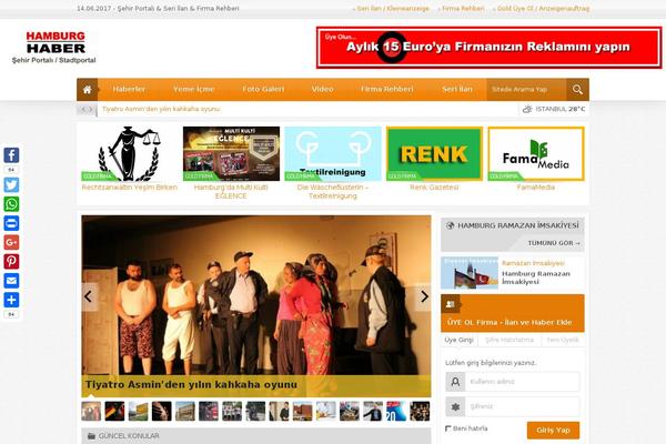 Site using WP Social Widget plugin