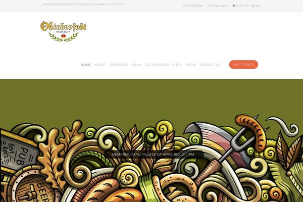 VegaDays theme site design template sample