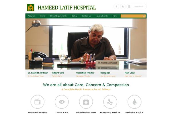 MediCenter theme site design template sample