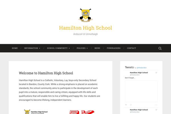 Baskerville theme site design template sample