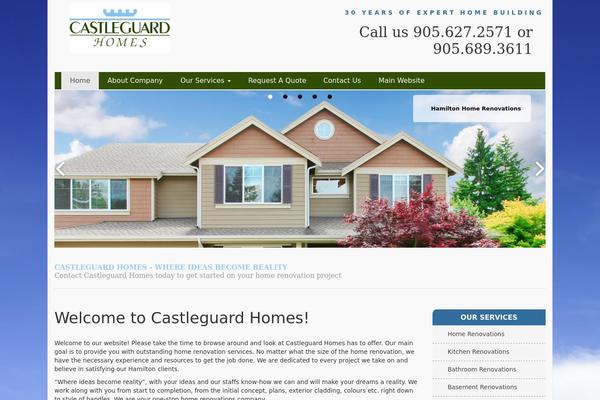 Tk theme site design template sample