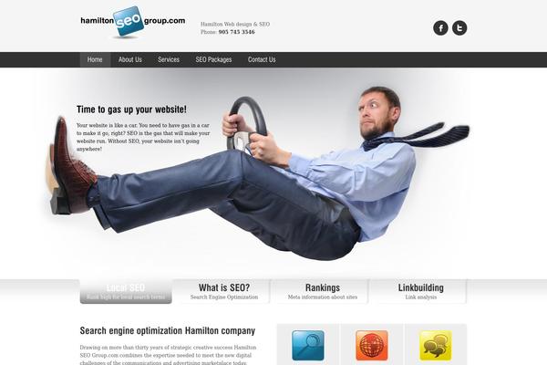 Impression theme site design template sample