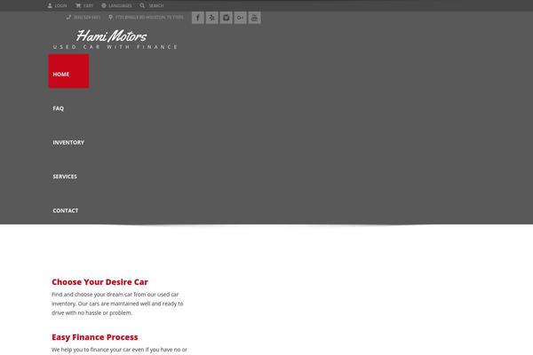 Site using Cardealer plugin