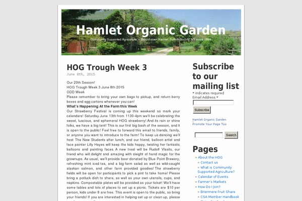 Default theme site design template sample