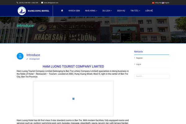 Starhotel theme site design template sample