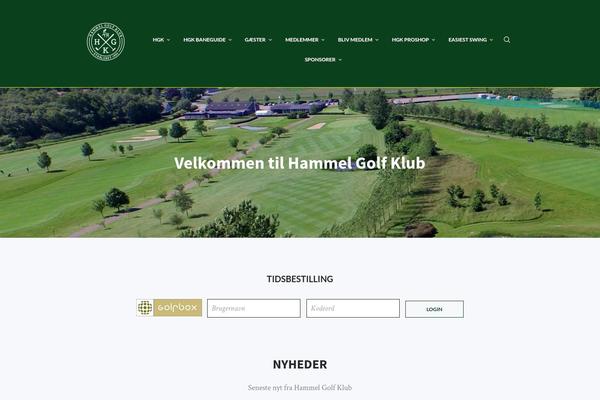 N7-golf-club theme site design template sample