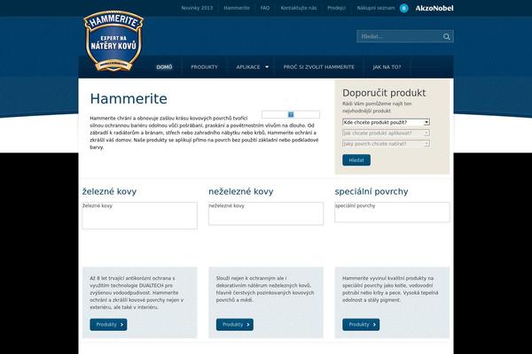 hammerite.cz site used Hammerite