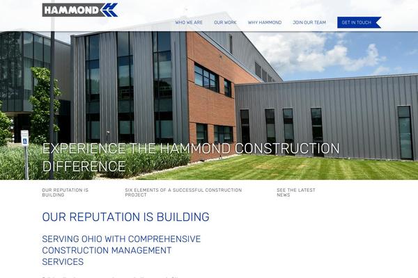 hammondconstruction.com site used Premise