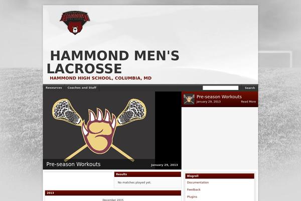 hammondlax.com site used Footballclub-2.5.2