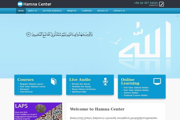 EDU theme site design template sample