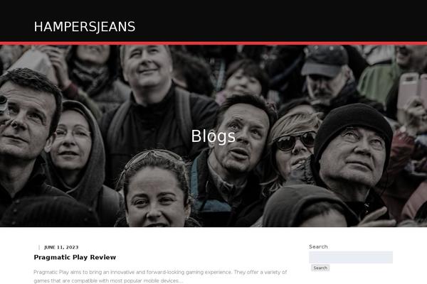 hampersjeans.com site used News-vibe