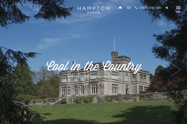 Hampton theme site design template sample