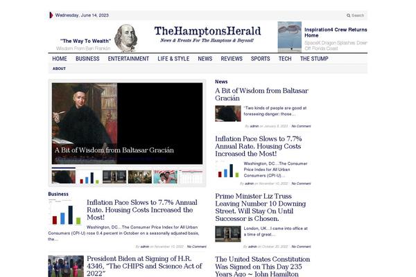 Site using Gabfire Widget Pack plugin