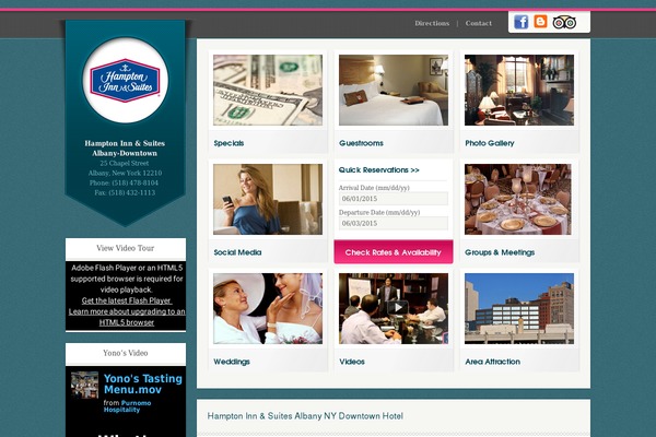 hotel4 theme websites examples