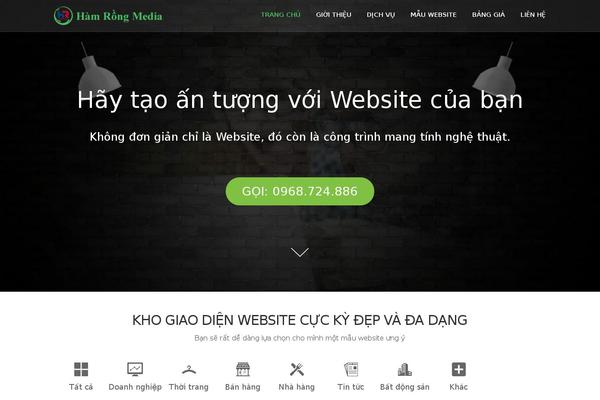 Hrm theme site design template sample