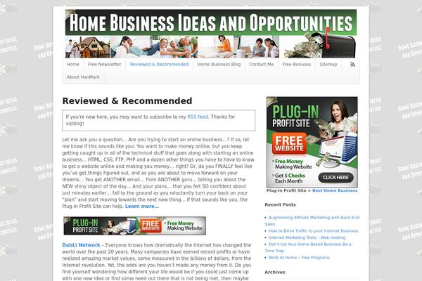 Canvas theme site design template sample