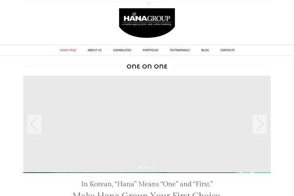 Legenda theme site design template sample