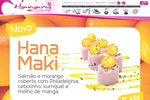 Hanami theme site design template sample