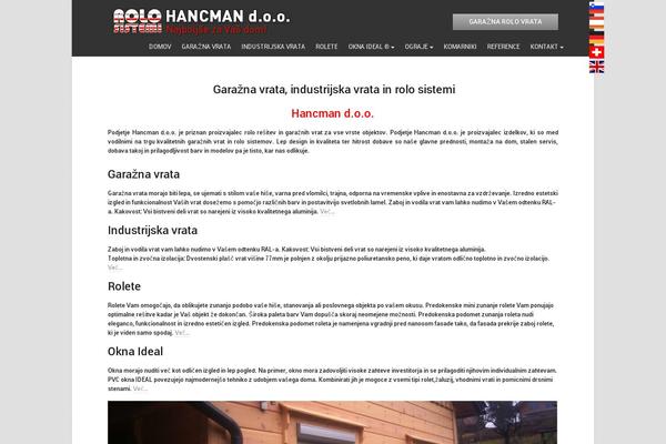 Pax theme site design template sample