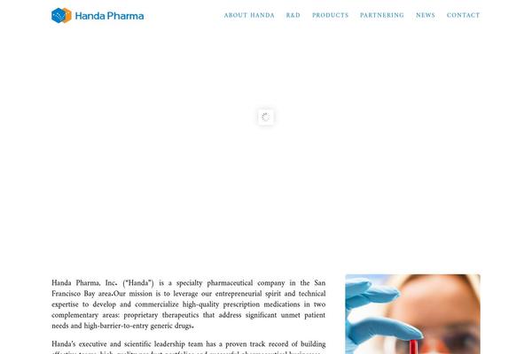 Infinite theme site design template sample