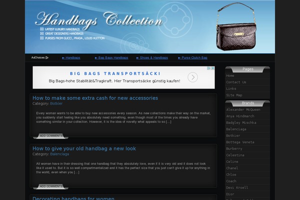 handbagscollection.net site used Handbags