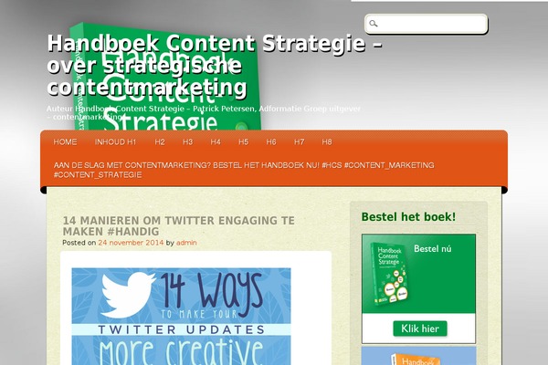 Site using Tweet Blender plugin