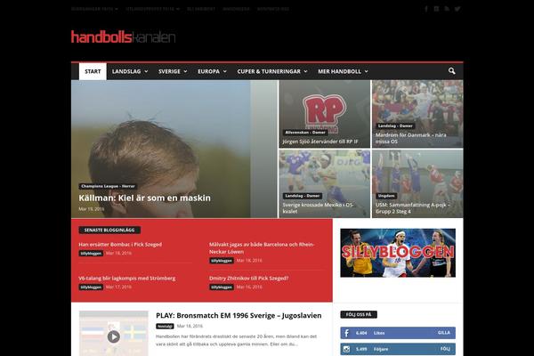 Site using Touchy-by-bonfire plugin