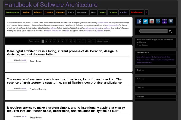 Site using Wpbooklist plugin