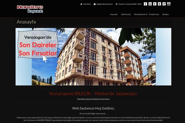 Arche theme site design template sample