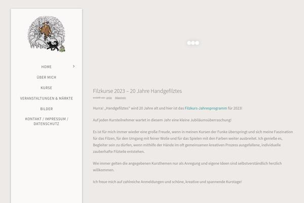 Vellum theme site design template sample