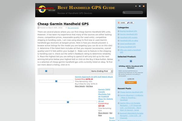 handheldgps911.com site used Gear