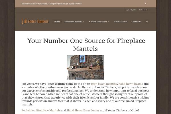 handhewnbeammantels.com site used Mommerce