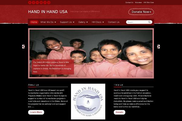 Goodwish theme site design template sample
