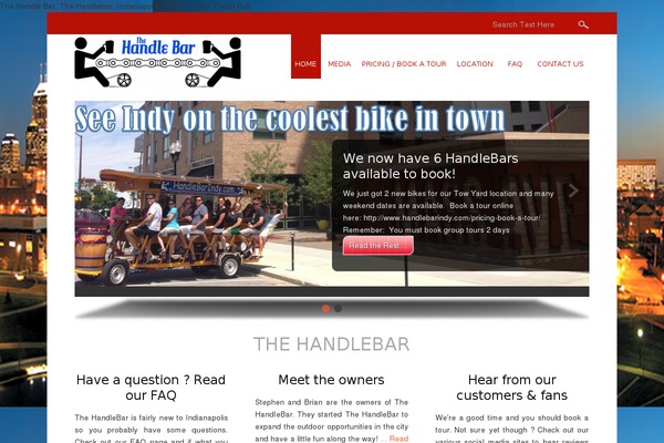 Small Business theme site design template sample