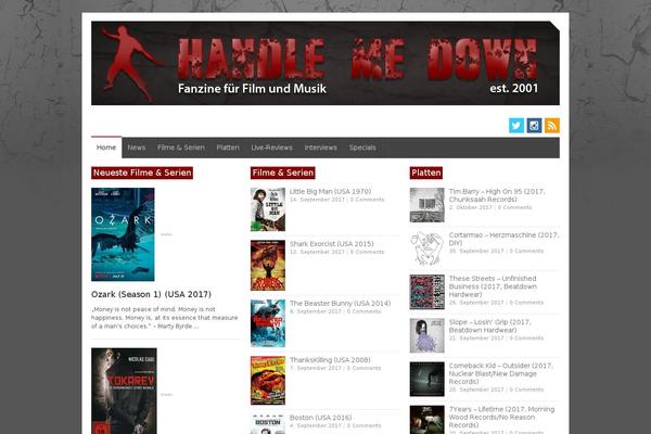 NewsPlus theme site design template sample